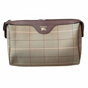 Burberry Nova Check Pochette Canvas - Clutche & Pouche